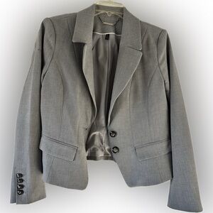 White House Black Market Gray Women's Blazer
